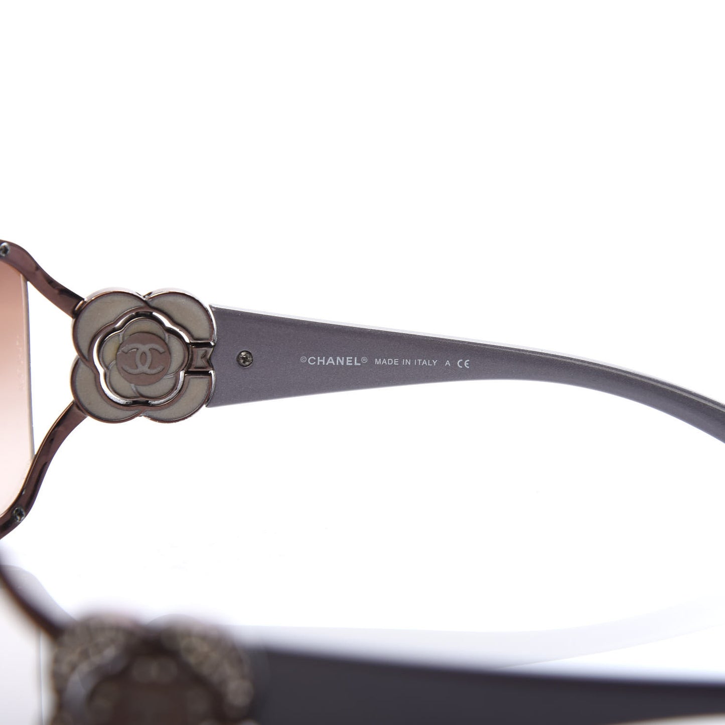 Swarovski Crystal Camellia CC Sunglasses 4164-B Bronze