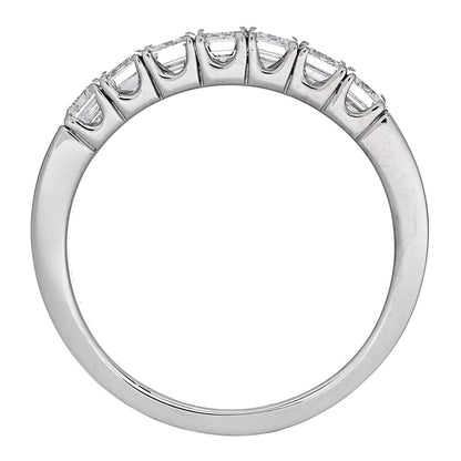 Parker & West by FASHIONPHILE Platinum Diamond 2.20ctw Emerald Cut Half Eternity Band Ring  66 11.5 5 of 10