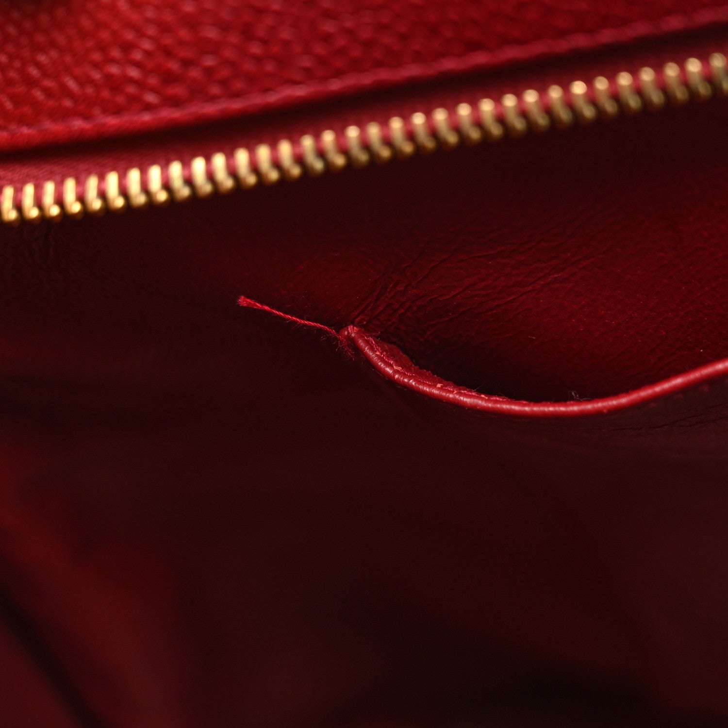 Chanel Caviar Quilted Medallion Tote Red 12 of 13