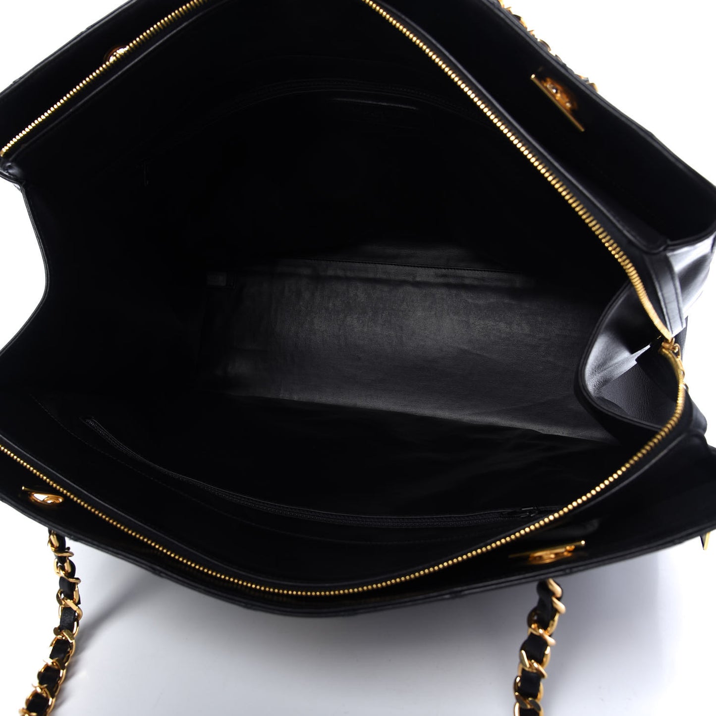 Calfskin Stitched XL Weekender Black