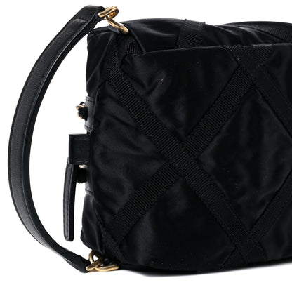 Chanel Nylon Grosgrain Lifestyle Pouch With Sleep Mask Black 10 of 14