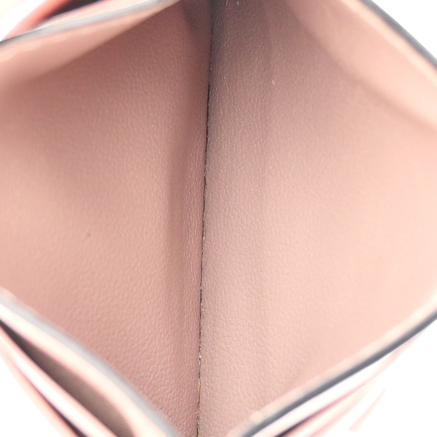 Vitello Rockstud Card Holder Poudre