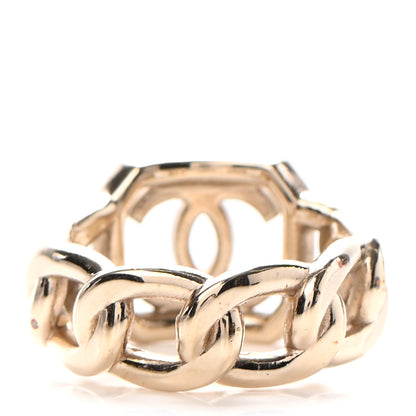 Chanel Pearl CC Ring 7 Gold 3 of 4