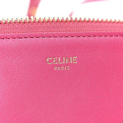 Celine Lambskin Small Trio Crossbody Bag Fuchsia 6 of 10