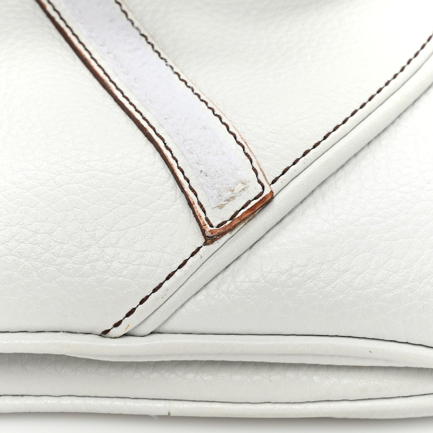 Christian Dior Calfskin Double Saddle Bag White 12 of 20