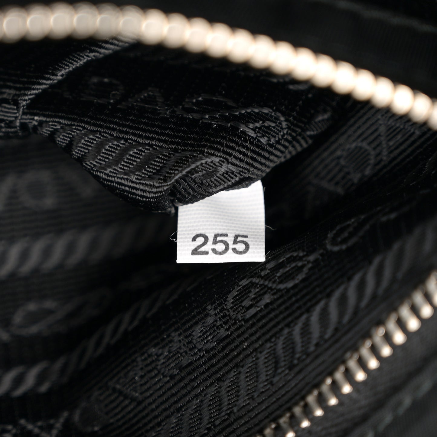 Re-Nylon Saffiano Pocket Double Snap Buckle Shoulder Bag Black