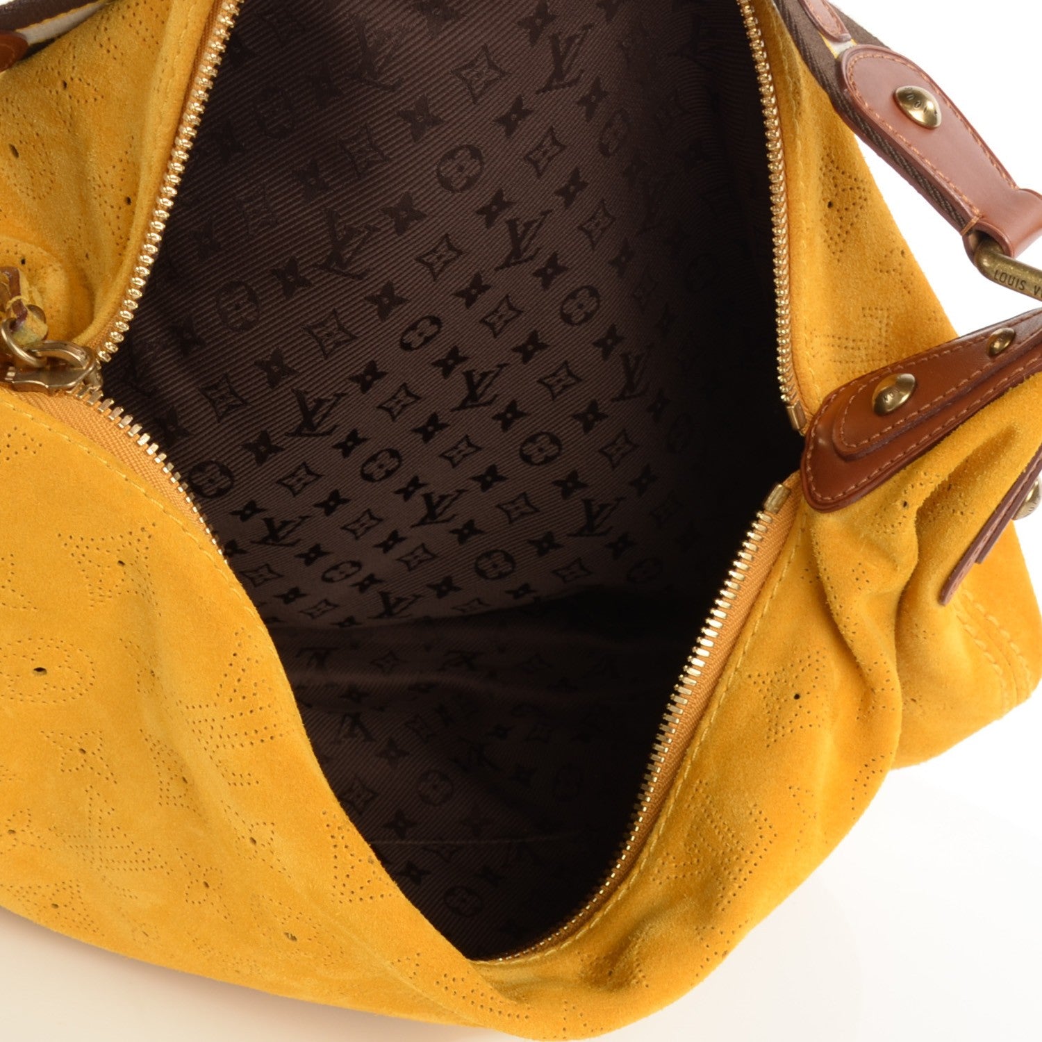 Louis Vuitton Suede Mahina Onatah GM Maize 5 of 7
