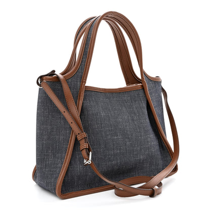 Stella McCartney Eco Alter Denim Logo Shopper Tote Indigo Blue 4 of 13