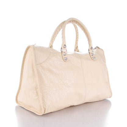 Balenciaga Agneau Arena Giant 12 Silver Hardware Work Blanc Creme Light Craie 3 of 7