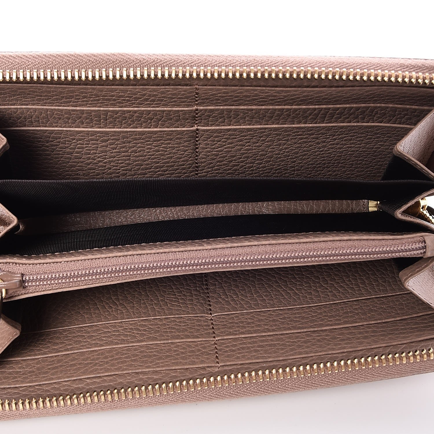 Gucci Dollar Calfskin GG Marmont Zip Around Wallet Porcelain Rose 5 of 10