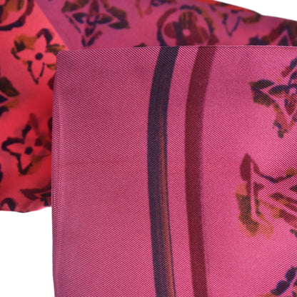 Louis Vuitton Silk Monogram Rainbow Giant Bandeau Coquelicot 5 of 5