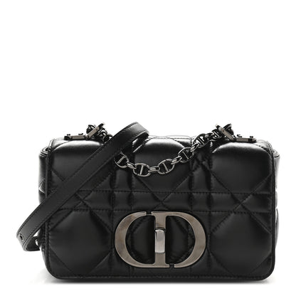 Christian Dior Calfskin Macrocannage Small Caro Bag Black 1 of 9