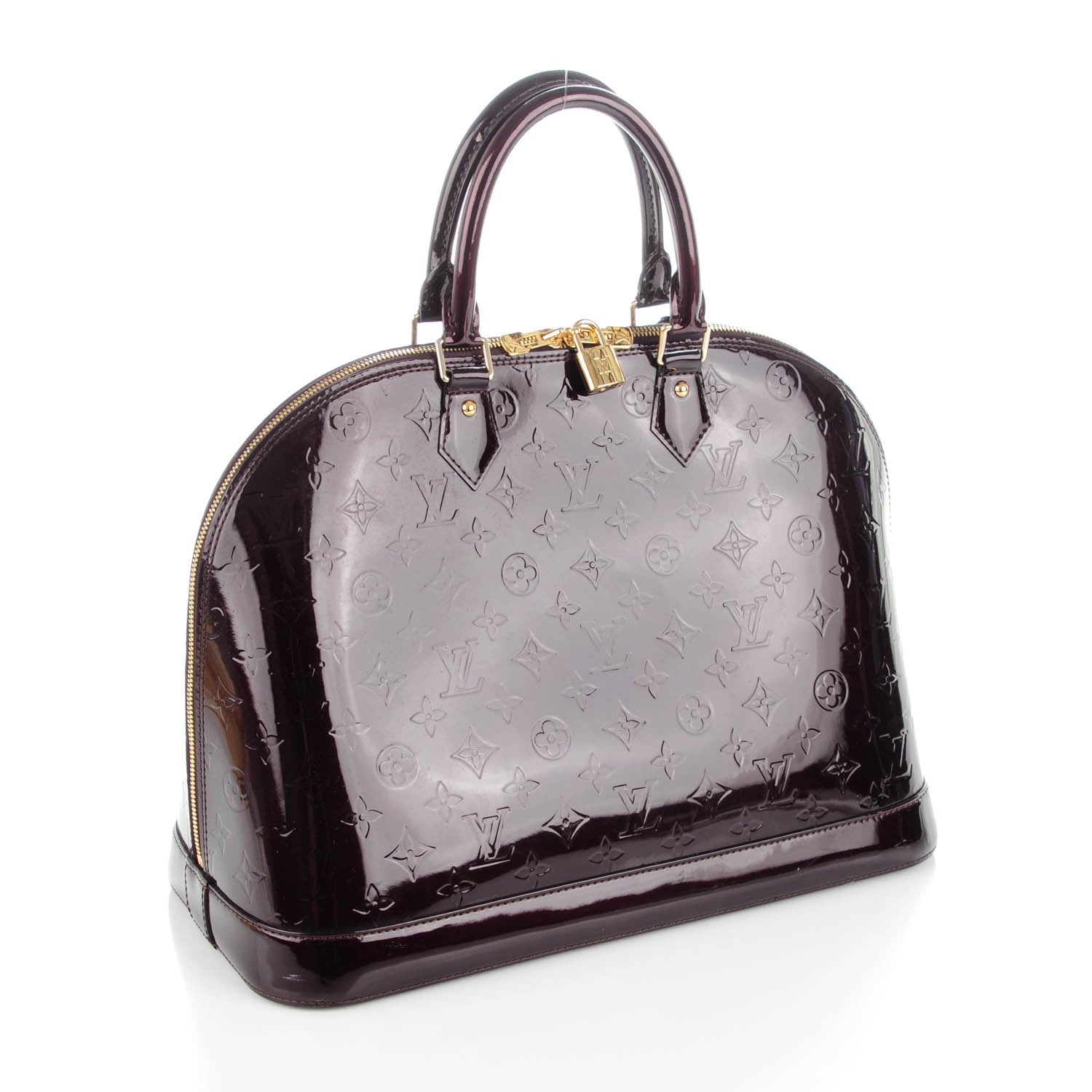 Louis Vuitton Vernis Alma MM Amarante 3 of 8