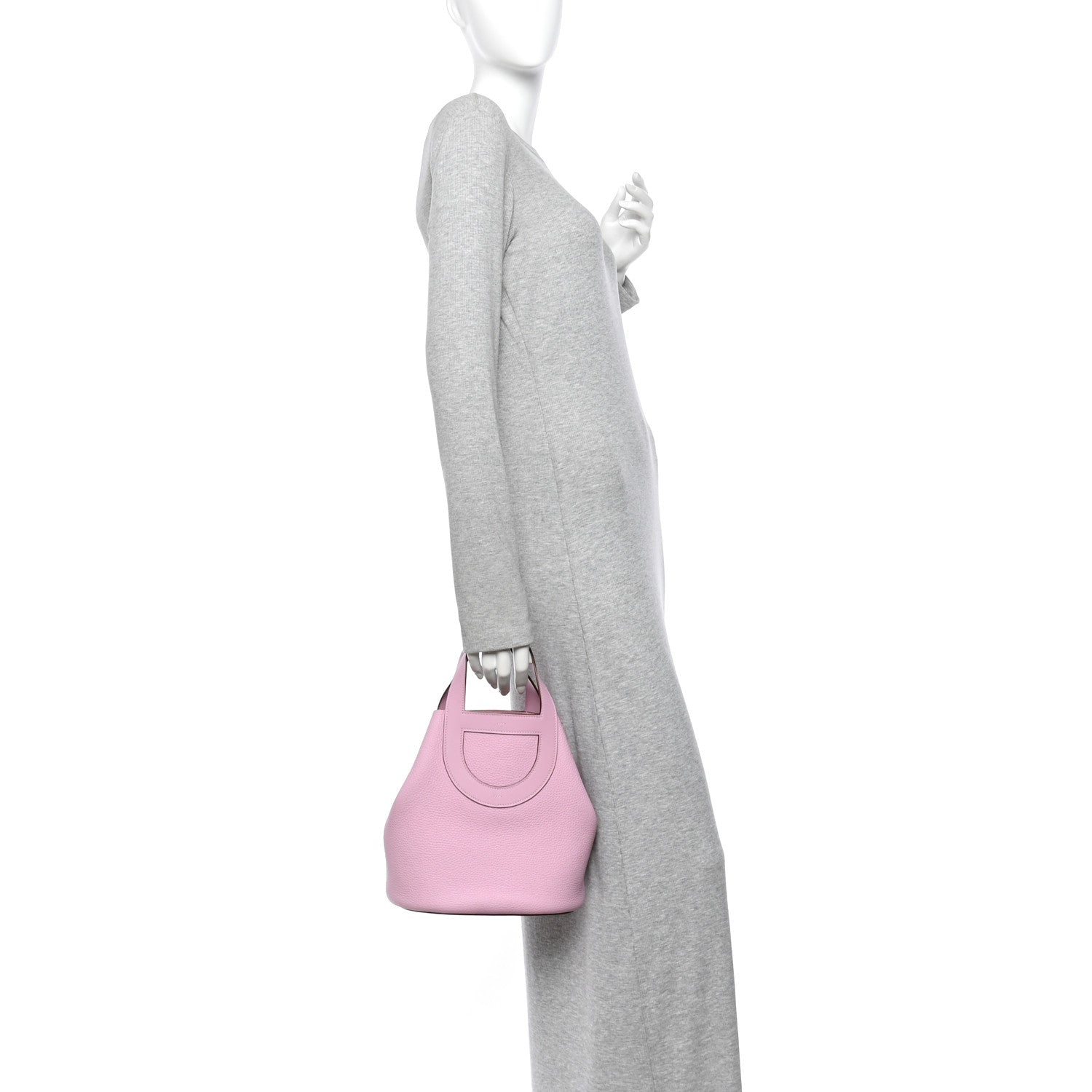 Hermes Taurillon Clemence Swift In-The-Loop 23 Bag Mauve Sylvestre 2 of 10