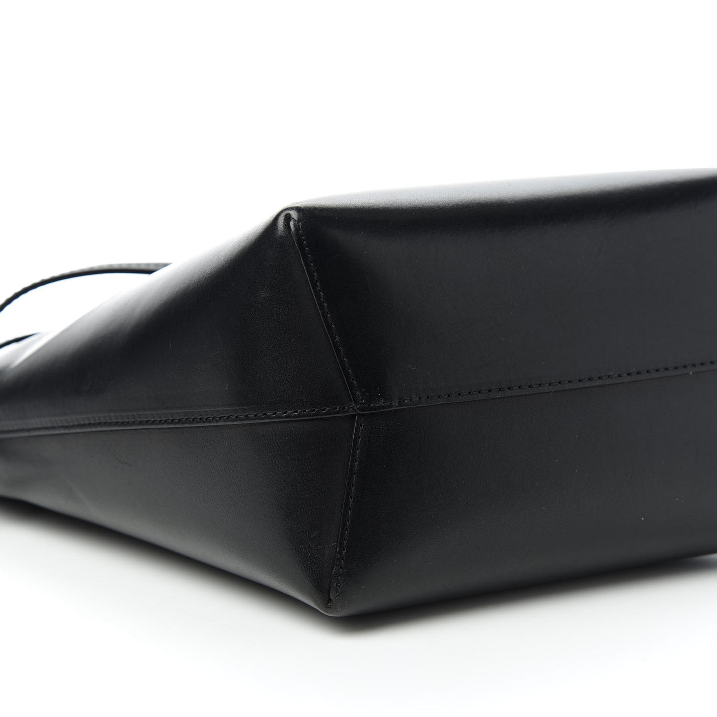 Calfskin Mini Bucket Bag Black Blu