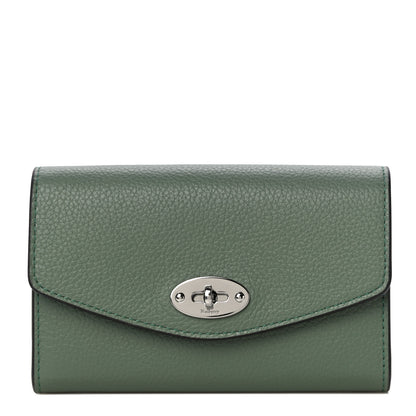 Mulberry Small Classic Grain Medium Darley Wallet Cambridge Green 1 of 12