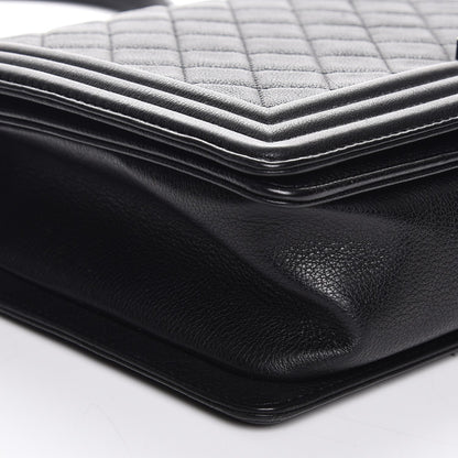 Chanel Calfskin Quilted New Medium Boy Flap Black 8 of 11