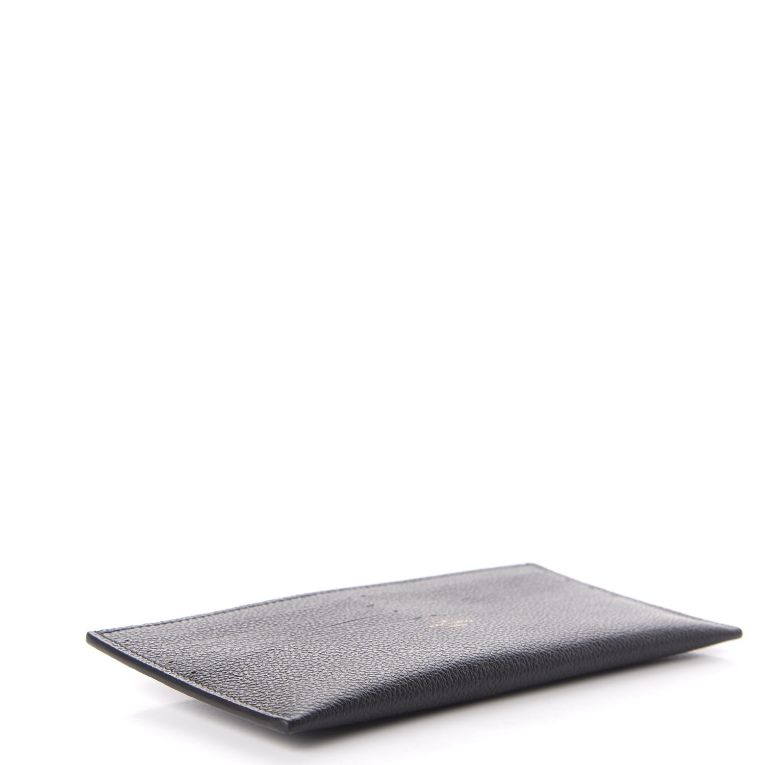 Louis Vuitton Calfskin Felicie Chain Wallet Card Holder Insert Black 4 of 6