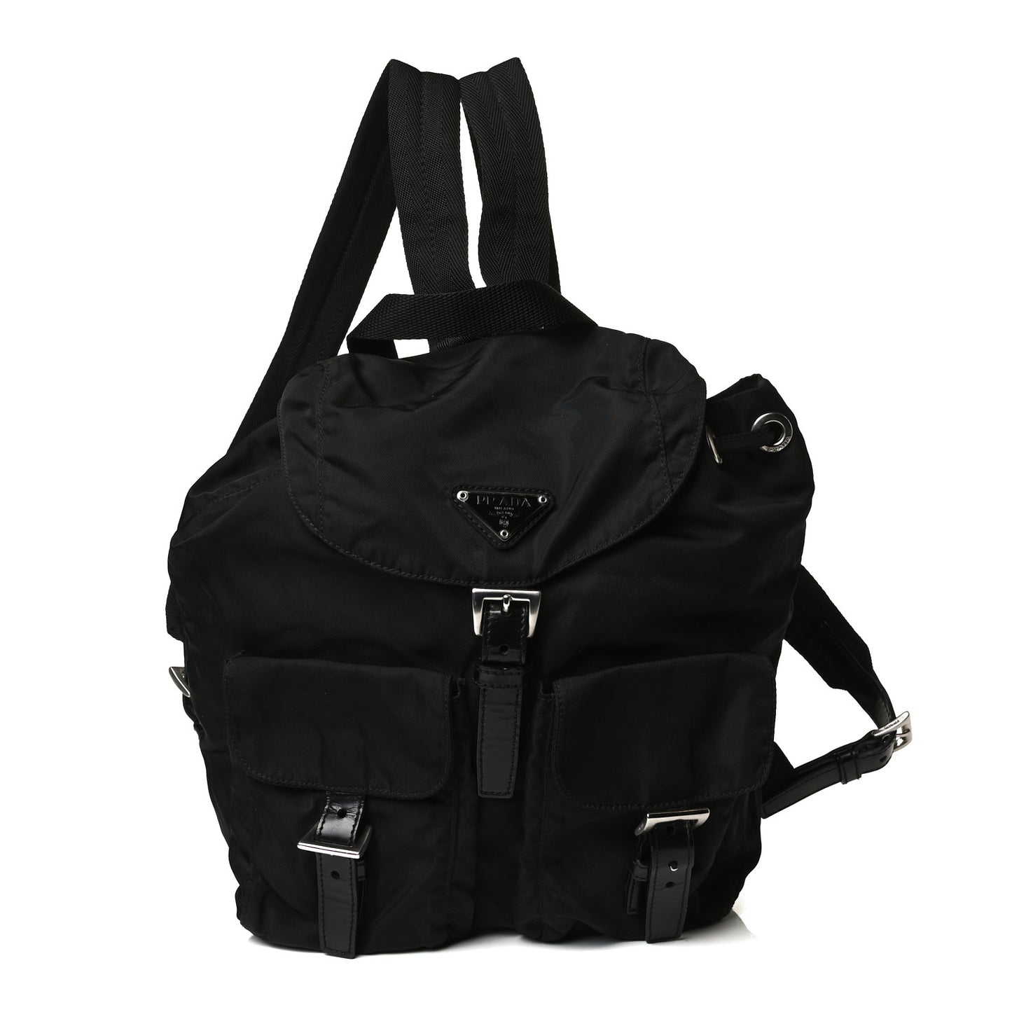 Tessuto Nylon Vela Small Backpack Black
