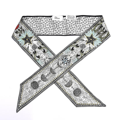 Christian Dior Silk La Lune Mitzah Scarf 1 of 4
