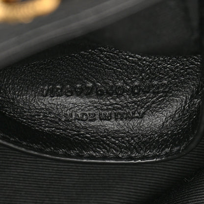 Saint Laurent Lambskin Quilted Small Emmanuelle Bucket Bag Black 7 of 10