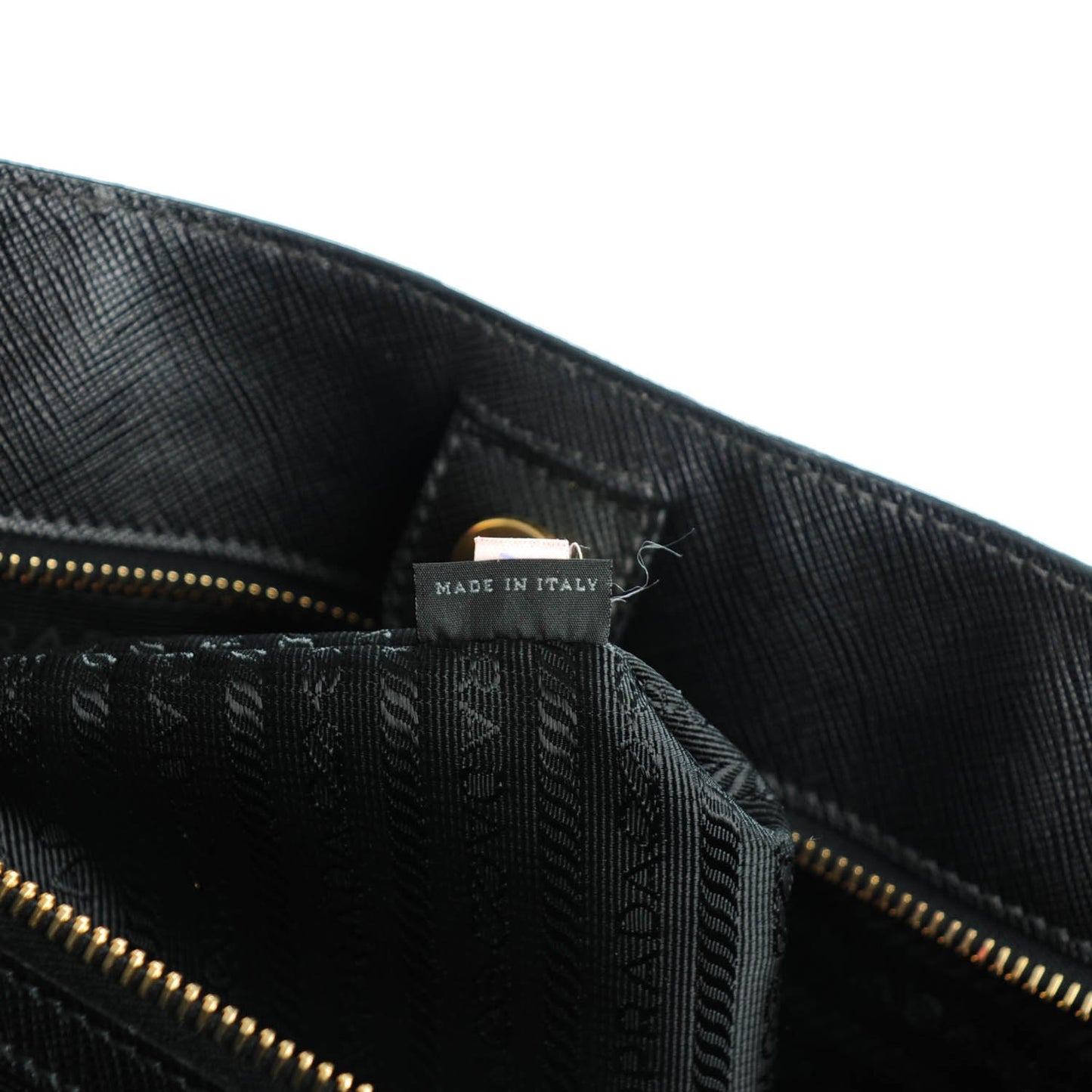 Saffiano Lux Large Tote Nero Black