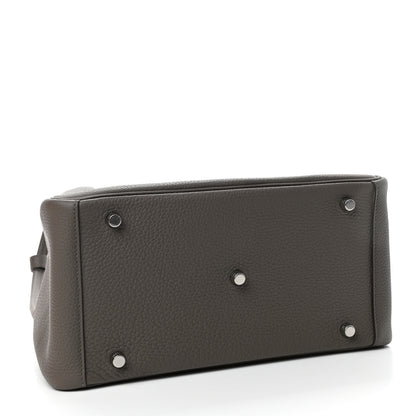 Hermes Taurillon Clemence Lindy 30 Etain 3 of 4