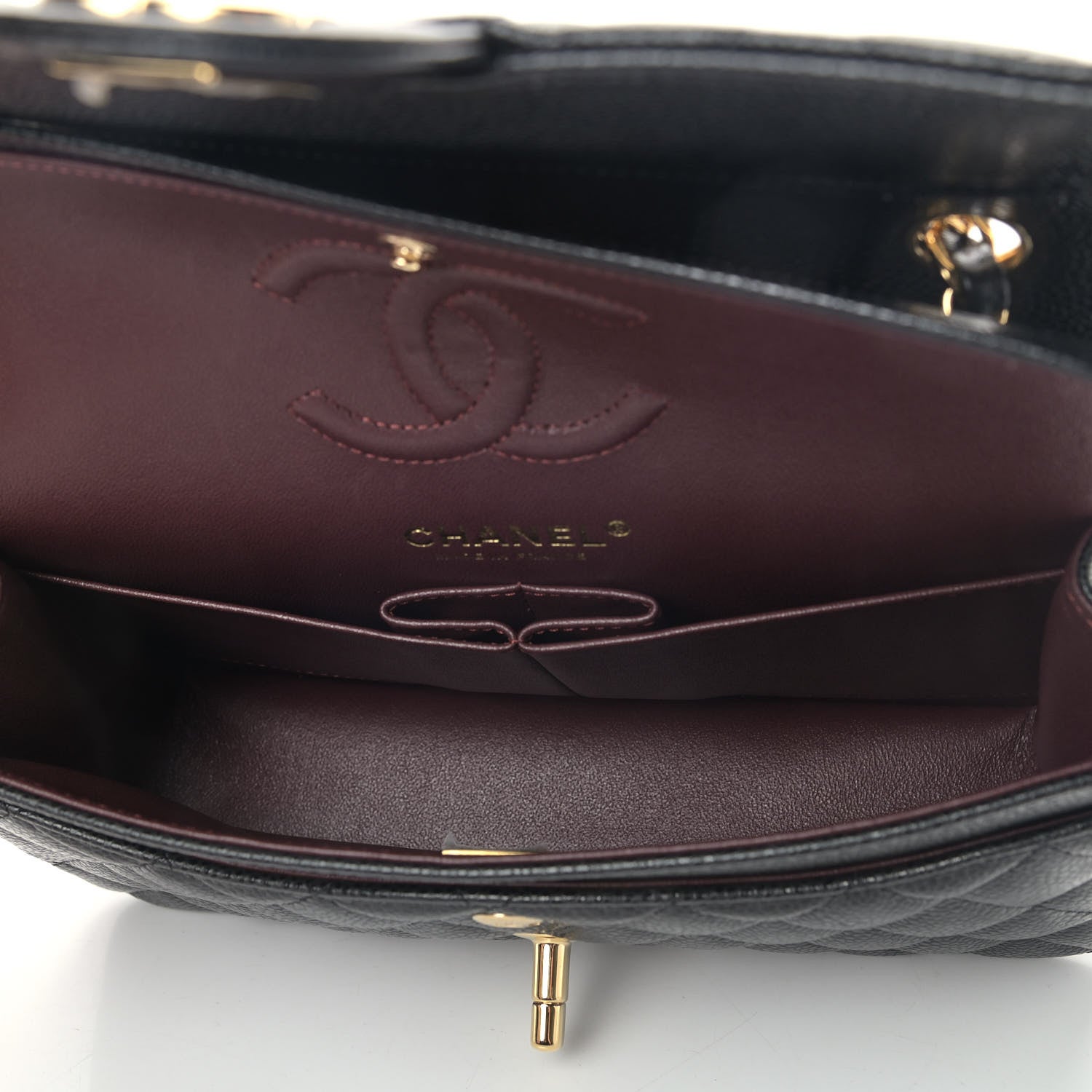 Chanel Caviar Quilted Small Double Flap Black 5 of 9