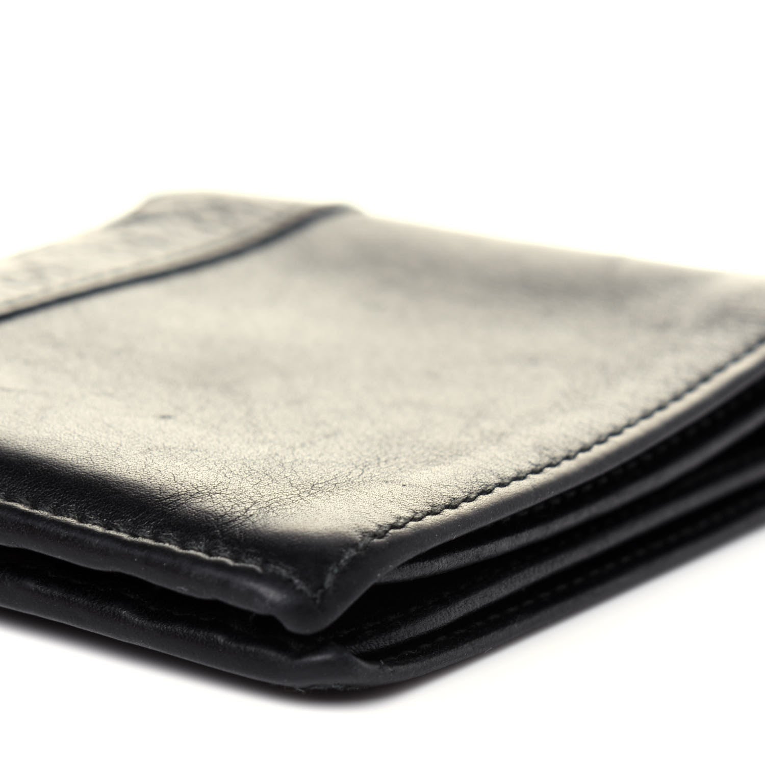 Gucci Guccissima Calfskin Bi-Fold Wallet Black 12 of 13