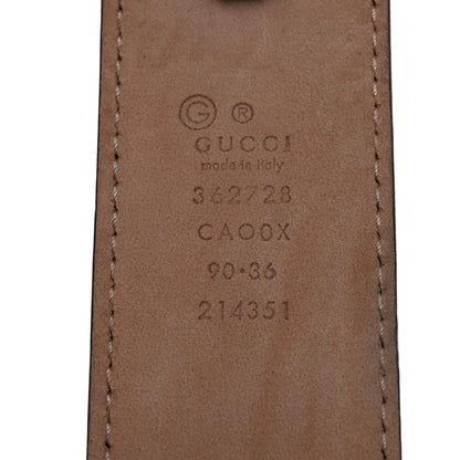 Gucci Calfskin 1973 Belt 90 36 Black 6 of 6