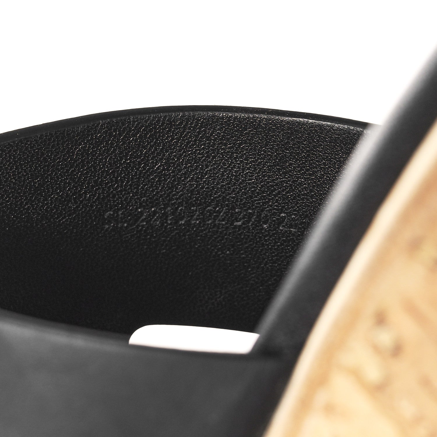 Hermes Calfskin Cork Eze 30 Sandals 37 Black 6 of 9