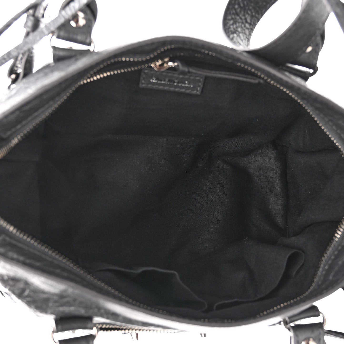 Agneau Classic Silver Hardware S City Gris Fossile