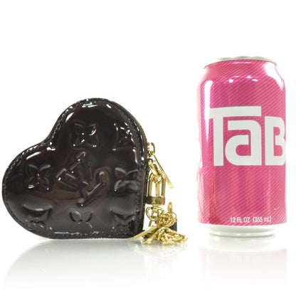 Louis Vuitton Vernis Coeur Heart Coin Purse Amarante 2 of 8