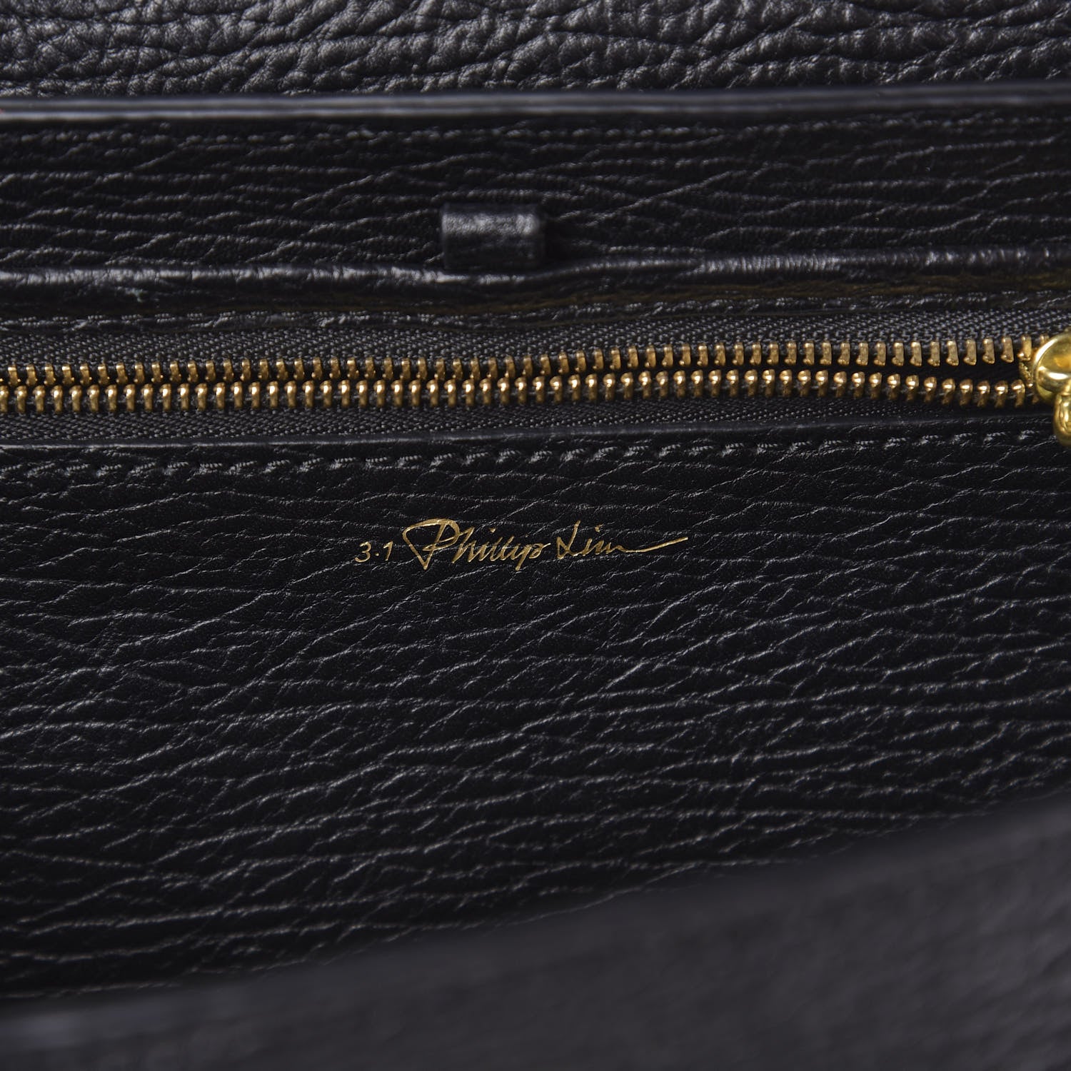 3.1 Phillip Lim 3.1 Textured Calfskin Medium Pashli Satchel Black 7 of 10