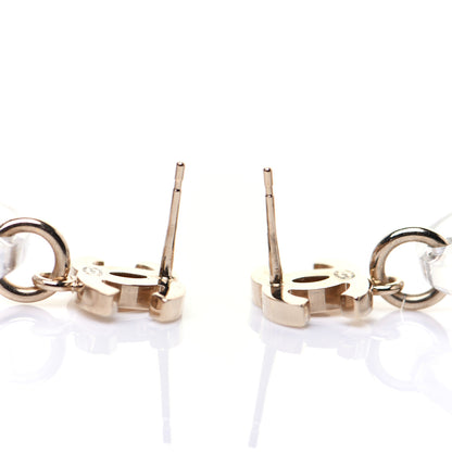 Chanel Resin Enamel CC Star Heart Earrings Gold 6 of 8