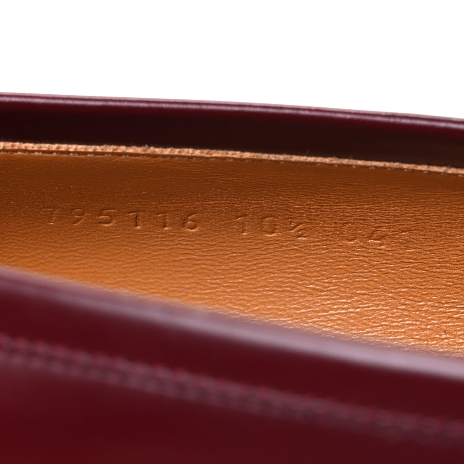 Gucci Betis Glamour Calfskin Mens Jordaan Loafers 10.5 Rosso Ancora 10 of 11