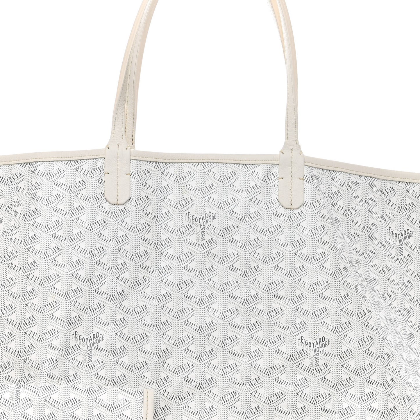 Goyardine Reversible Anjou PM White