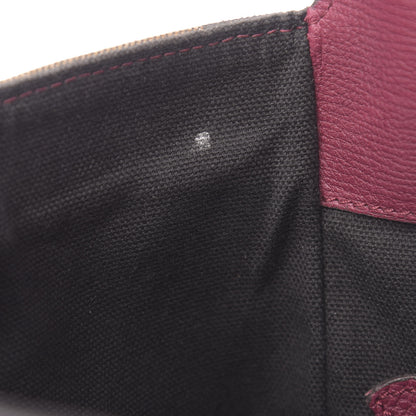 Burberry Grainy Calfskin House Check Small Canterbury Tote Berry Pink 10 of 13
