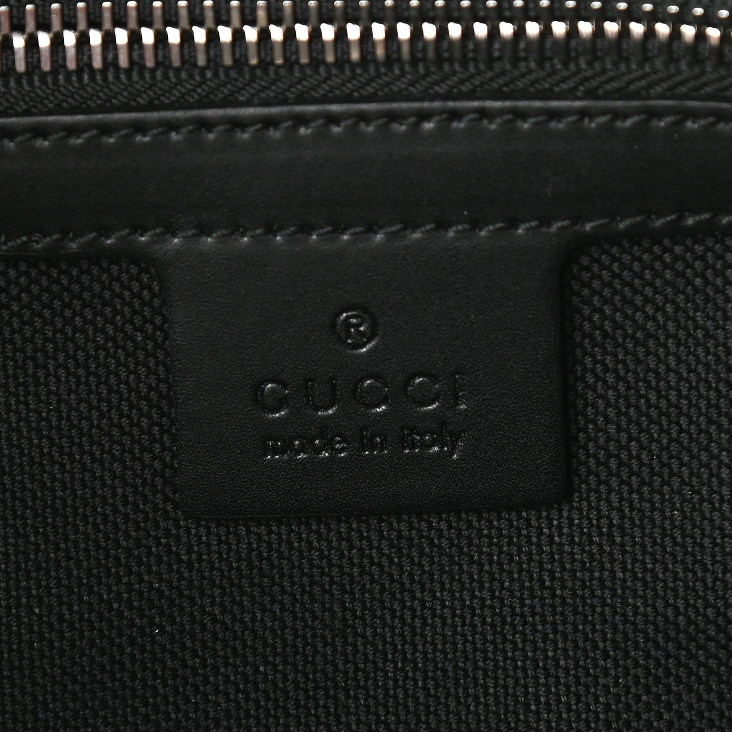 Soft GG Supreme Monogram Web Belt Bag Black Grey