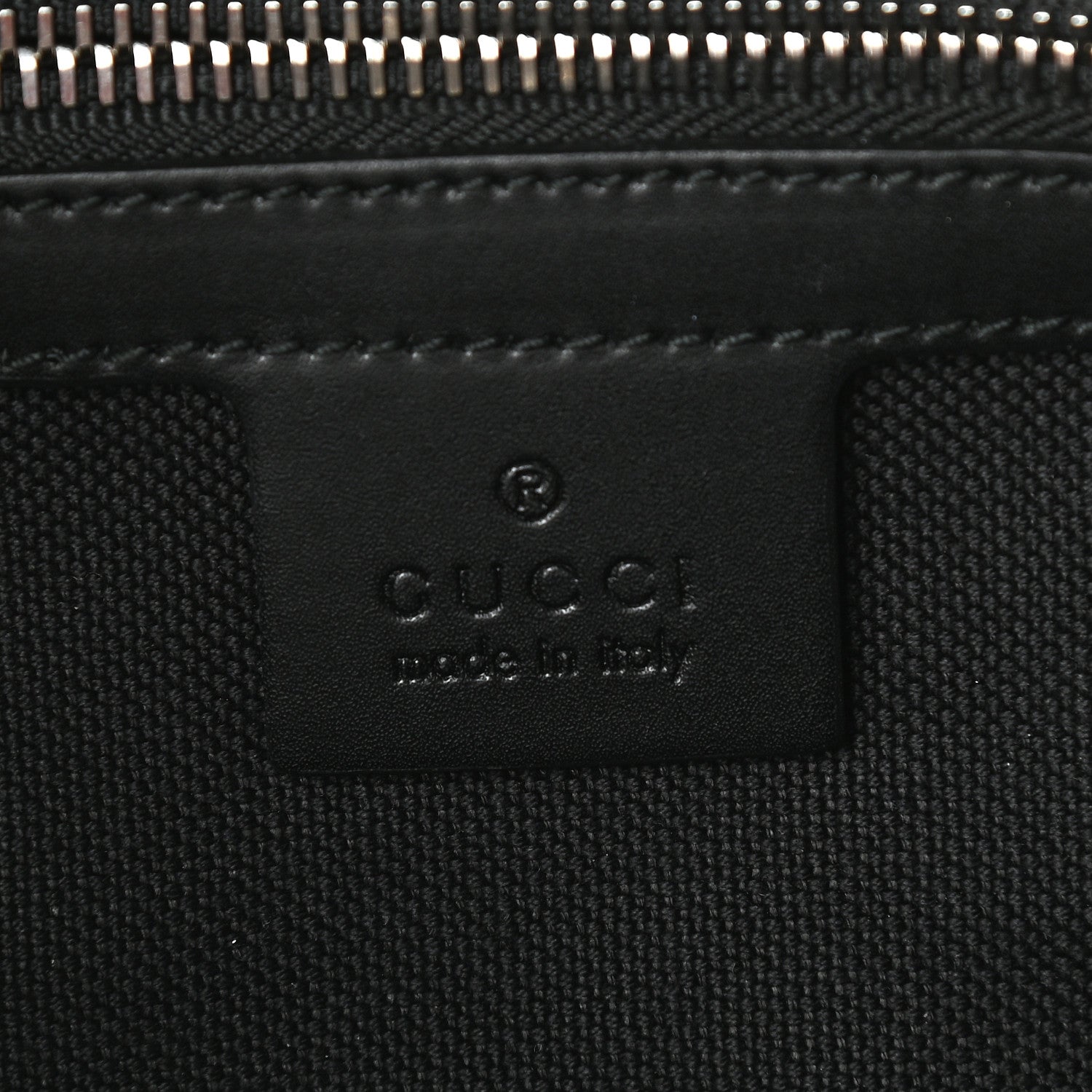 Gucci Soft GG Supreme Monogram Web Belt Bag Black Grey 7 of 9