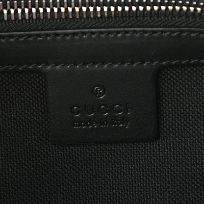 Gucci Soft GG Supreme Monogram Web Belt Bag Black Grey 7 of 9