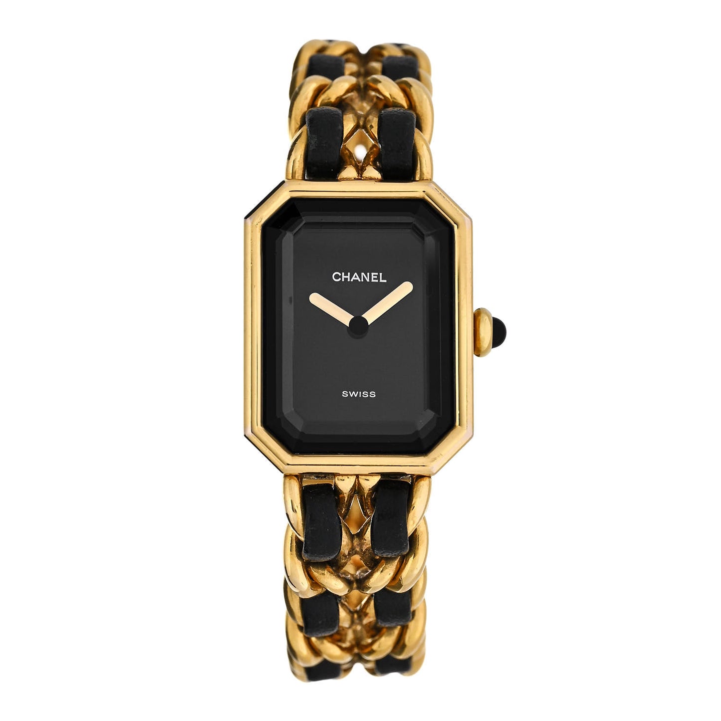 Stainless Steel Lambskin 20mm Chain Premiere Quartz Watch Gold M