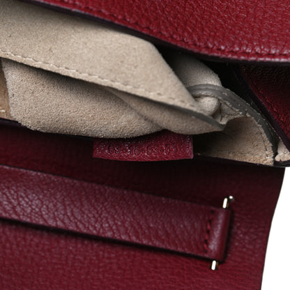 Chloe Grained Lambskin Mini Drew Shoulder Bag Sienna Red 6 of 13