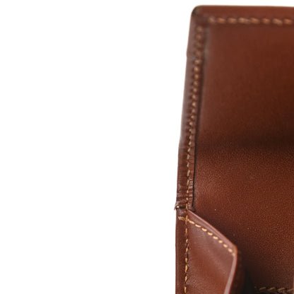 Burberry Haymarket Check Compact Wallet Brown 16 of 17