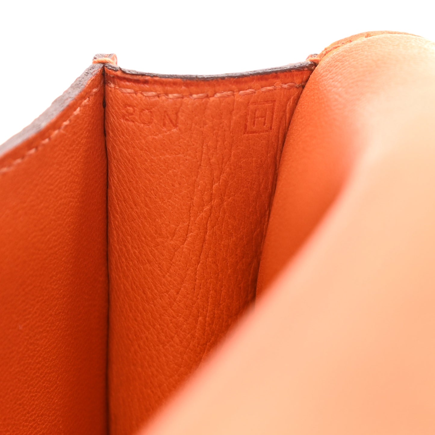 Togo Dogon Wallet Waist Pouch Orange