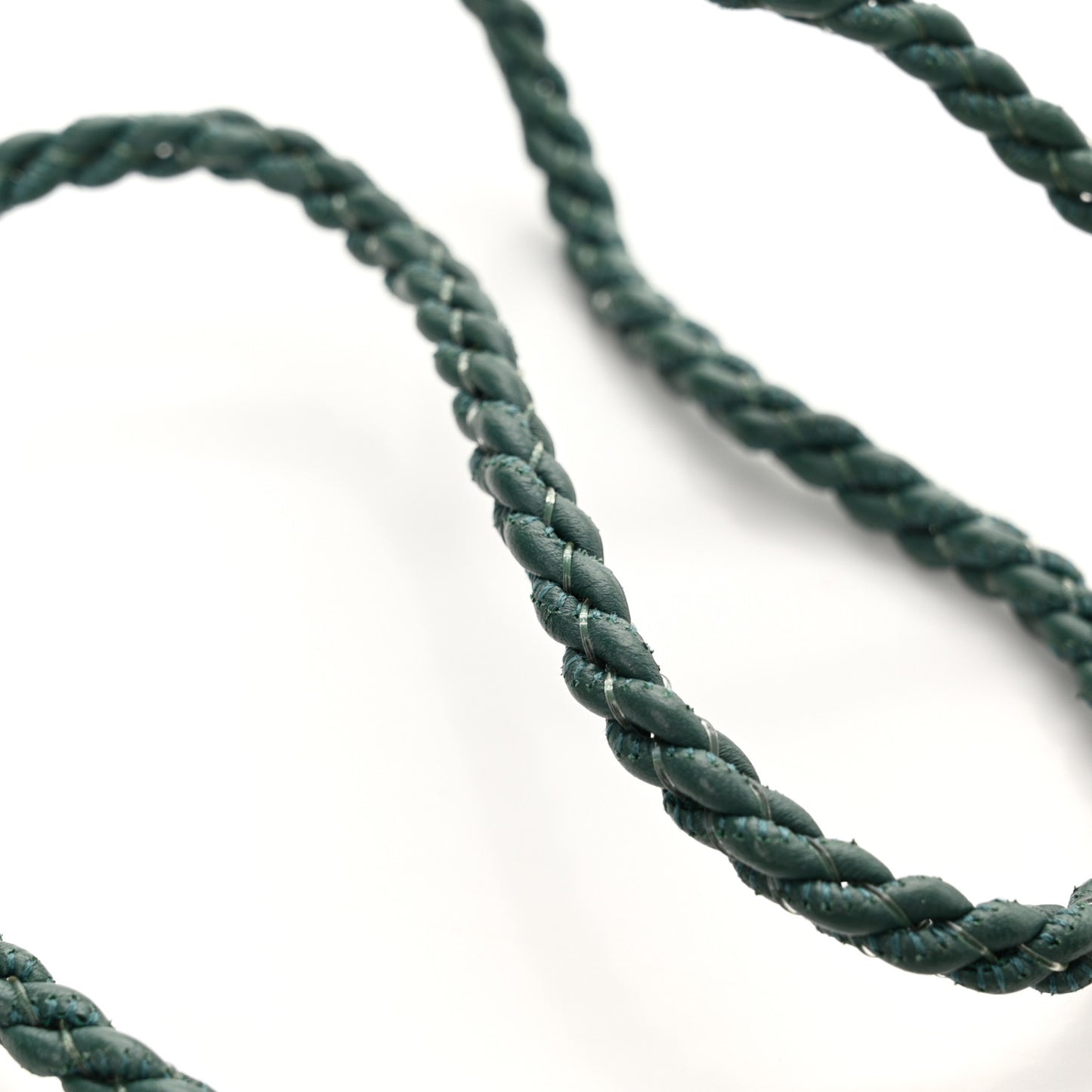 Ribbed Plexiglass Lambskin Fringe Monogram Opium Box Bag Green