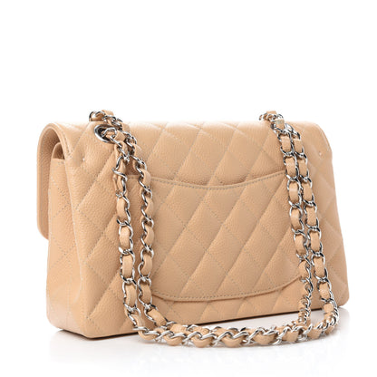 Chanel Caviar Quilted Small Double Flap Beige 3 of 11