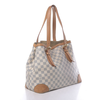 Louis Vuitton Damier Azur Hampstead MM 3 of 17