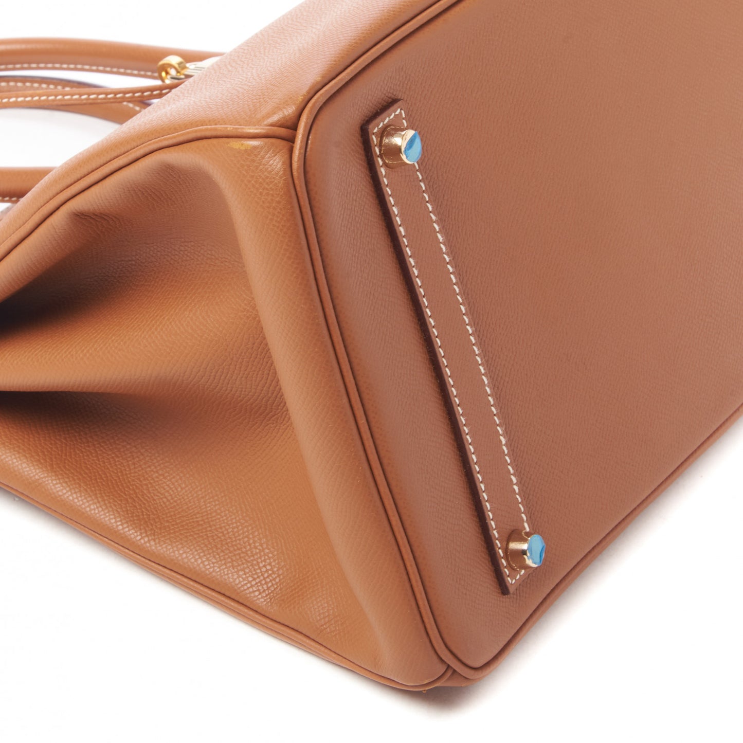 Epsom Birkin 35 Gold