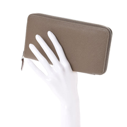 Hermes Epsom Silk'in Wallet Etoupe 2 of 6